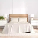 Serene Sleep Ivory 1000 Thread Count 4-PC. Sheet Set, Us King. Fixed Price $79.66.