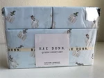 4 Pc Rae Dunn Halloween Queen Sheet Set Ghosts With Hats Boo Bats Blue. Fixed Price $42.50.