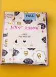 Betsey Johnson 6 Piece Full Sheet Set W/pillowcases, Style: Lips Candy Pink. Fixed Price $63.49.