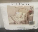 Utica Garden House Queen Fitted Sheet Vintage Floral No Iron Percale Cotton Usa. Fixed Price $34.95.