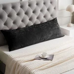 Truly Velvet Zippered Pillowcase, No Insert, 1 Pack BODY(20" X 54") Black. Fixed Price $41.75.