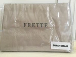Frette Euro Continental Pillow Sham Olanda Double Cord 26X26" 100%COTTON NEW$250. Fixed Price $72.99.