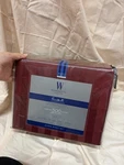Bnwt Very Rare Wamsutta 500 Thread Count Queen Sheet Set Burgundy Damask Stripe. Fixed Price $375.00.