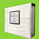New White Charter Club Sleep Luxe 800 Thread Count Cotton Sateen Queen Sheet Set. Fixed Price $229.97.