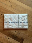 Cannon Combspun Percale Double Sheet Set W/ Blue Embroidered Trim New - Vintage. Fixed Price $100.00.