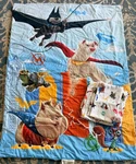 Dc League Of Superpets Kids 3PC Bedding Set Toddler Quilt, Bottom & Flat Sheet. Fixed Price $30.00.