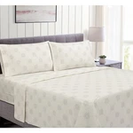 Bee & Willow King Flannel Sheet Set Snowflake - Brand New!!!. Fixed Price $55.00.