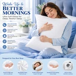 Beckham Luxury Linens Hotel Collection Bed Pillow White - Queen Size, 2 Pack. Fixed Price $32.55.