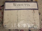 Newvtg Wamsutta No-iron Percale Twin Sheet Set Trekkis Bouquet Floral White. Fixed Price $29.00.