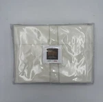 Bellino Fine Linens Italy Percale Hemstitch Hotel Collection Queen Sheet Set;nip. Fixed Price $99.99.