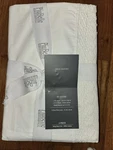 New Piu Belle Fine Linens Portugal Sheet Set Lace Crochet Cotton Percale King. Fixed Price $89.95.