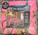 Pink Sheet Set Queen Size Woods Bedding 6 Camouflage -no Comforter. Fixed Price $29.99.