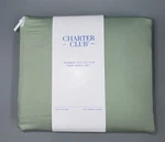 Charter Club Damask Solid 550 Thread Count Sheet Set- Moss Green-twin-new. Fixed Price $29.00.