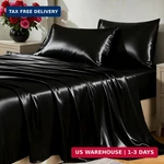 Cozylux Satin Sheets Queen Size Set - Silky Soft Bedding Similar To Silk, 4. Fixed Price $22.38.