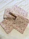 Ralph Lauren Pink Floral Cotton King Size Sheet Set. Fixed Price $69.99.