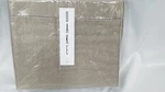 Oake Full Flat Sheet Cotton Sateen Taupe Beige 400 New. Fixed Price $34.99.