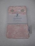 New Rachel Simply Shabby Chic Slipper Pink White Floral 2 Standard Pillowcases. Fixed Price $79.99.