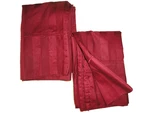 Wamsutta Garnet Dobby Damask Sateen Stripe 500TC (2) King Pillowcases 19X36. Fixed Price $24.80.