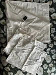 Lauren Ralph Dunham Sateen Queen Flat Sheet And Pillowcases. Fixed Price $34.99.