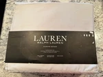 Nwt Lauren Ralph 4 Pc Queen Opal Grey Durham Sateen Sheet Set. Fixed Price $85.00.
