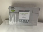 Antimicrobial Silvadur 6PC Queen Size Sheet Set 800TC Color Gray Nip. Fixed Price $100.00.