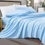 Shilucheng Set - Bed Sheets, 3 Piece (twin Xl,lake Blue). Fixed Price $11.99.