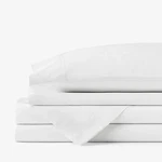 The Company Store Classic Cool Cotton Percale Set 300 Tc Crisp Bed. Fixed Price $52.92.