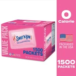 Sweet'n Low Zero Calorie Sweetener, Sugar Substitute Packets, 53 Oz, 1500 Count. Fixed Price $19.99.