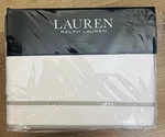 Ralph Lauren Spencer Border Sateen Queen Sheet Set 4 Piece- White Grey $89.00. Fixed Price $89.00.