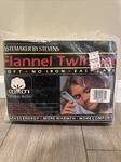 New Vtg Tastemaker By Stevens Flannel Twin Sheet Set Bone 100 Percent Cotton. Fixed Price $38.99.
