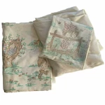 Betsey Clark Twin Sheet Bed Set Precious Moments Children Farm 64X94 1970S. Fixed Price $74.25.