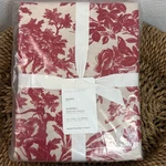 Pottery Barn Sorrel Sheet Set, Queen Red Toile. Fixed Price $152.10.