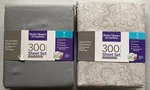 New Better Homes Gardens Twin Size Sheet Set Gray Floral 100% Cotton. Fixed Price $24.99.