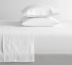 Potterybarn Belgian Flax Linen Hemstitch Sheet Set. Fixed Price $111.00.