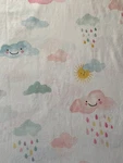 Pottery Barn Kids Sweet Dreams Pastel Cloud Twin Flat Sheet (pb 1). Fixed Price $10.00.