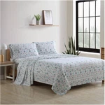 Cozy King Flannel Bedding Set With Tossed Snowflake Design Eddie Bauer. Fixed Price $52.00.