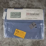 Vtg Jc Penney Twin Extra Long Flat Sheet Blue Usa 66" 102". Fixed Price $5.99.