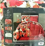 Fairfield Square Collection Paris 6 Piece Twencomforter Set Multi. Fixed Price $55.99.