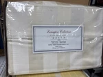 King Sheet Set Lexington Collection 600 Thread Count 100% Cotton Damask Stripe. Fixed Price $69.95.