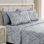 Ldc Paisley King Set, 6 Pc Soft Microfiber Wrinkle Free - Luxurious. Fixed Price $40.99.