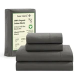 Lane Linen 100% Organic Cotton Full Size Sheets Set, 4-PIECE Ultra Soft. Fixed Price $69.99.