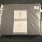 Wamsutta 525TC Twin Xl Fitted Sheet Cotton Charcoal Solid. Fixed Price $19.99.