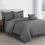 10 Piece Bag Comforter Set Breathable Reversible Bedding Queen King. Fixed Price $45.99.