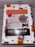 Hello Kitty Halloween Full Sheet Set Candy Cat Pumpkin 100% Cotton New Msrp $50.. Fixed Price $34.49.
