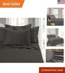 Ultimate Comfort 6-PIECE Grey Bed Sheet Set Breathable Microfiber Queens. Fixed Price $35.69.