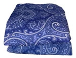 Vintage Ralph Lauren Putney Blue Paisley King Fitted And Flat Sheets Cotton Usa. Fixed Price $125.00.