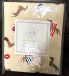 Nip Modern Southern Home Dachshund Microfiber Twin Sheet Set. Fixed Price $30.00.