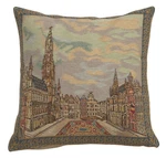 Belgian 16X16 Grand Place Brussels Cushion Cover By Charlotte Home Furnishings. Fixed Price $65.00.