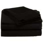 Luxor Impressions 100% Egyptian Cotton Sheet Set 650 Tc Full Black **new**. Fixed Price $68.99.