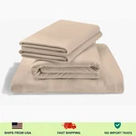 Tempur-pedic Rayon From Bamboo Sheet Set Sandstone. Fixed Price $63.68.